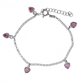 Silverarmband rosa hjärtan 1-40-0053 449,00 kr Hem