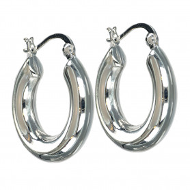 Chunky hoops äkta silver 25 mm 1-22-0064 695,00 kr Hem