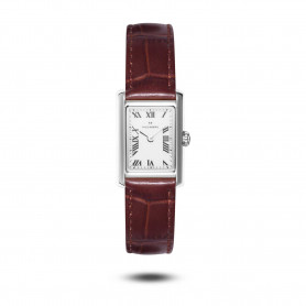 Mockberg Timeless Brown Leather Silver Watch MB0248 1,00 kr Hem