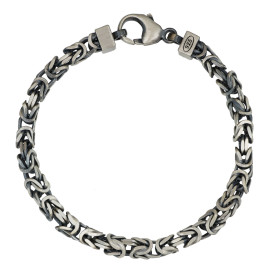 Kejsarlänk armband oxiderad matterat äkta silver 19 cm 1-50-0102-19 1,00 kr Hem