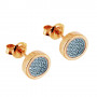 Coin ear rosé SIC82 1,00 kr Colling Jewellery