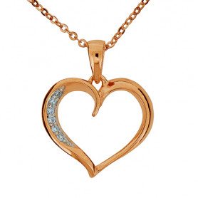 Loveheart rosé SIC65 795,00 kr Halsband 36cm till 50cm