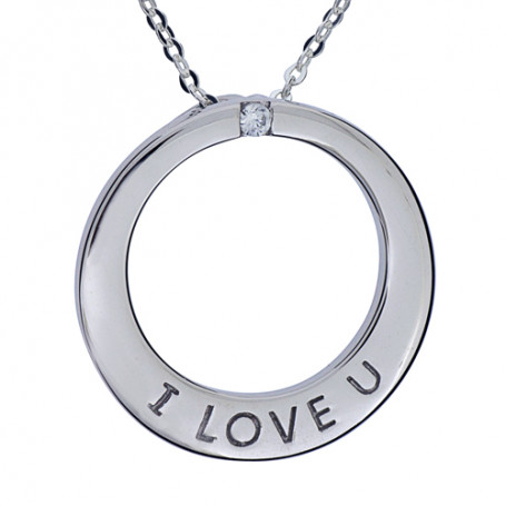 I love U smycke 1-10-0035 595,00 kr Halsband 36cm till 50cm