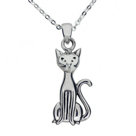 Smycke med katt 1-10-0104 449,00 kr Halsband 36cm till 50cm