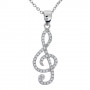 Halsband med glittrig G-klav 1-10-0171 595,00 kr Halsband 36cm till 50cm