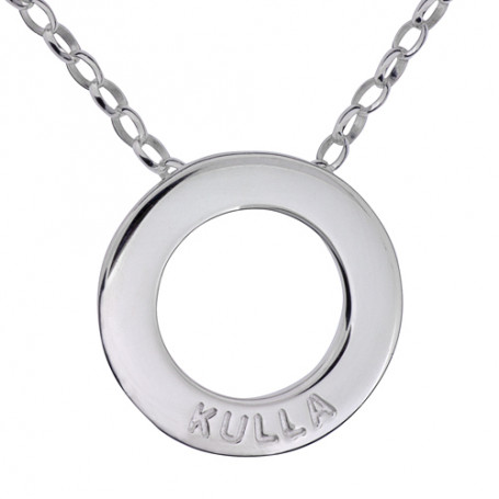 Kulla halsband äkta silver SID75K 1,00 kr Halsband 36cm till 50cm