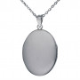 Medaljong stor silver 1-10-0225 1,00 kr Halsband 36cm till 50cm