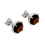 Studs silverörhängen bruna 1-23-0028 299,00 kr Hem